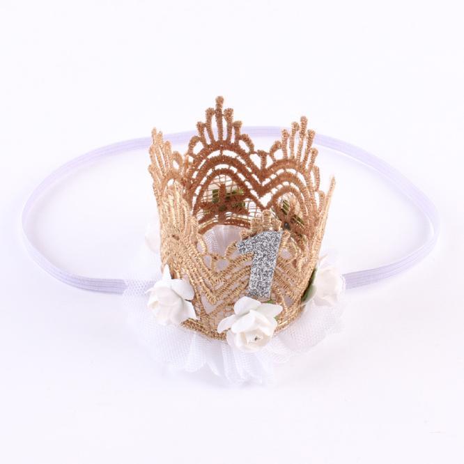 ❤️ Mealeaf ❤️ Fashion Girl Head Accessories Hairband Baby Elastic Flower Crown Lace Headwear ( White,) ❤️ Mealeaf ❤️ Fashion Girl Head Accessories Hairband Baby Elastic Flower Crown Lace Headwear ( White,)