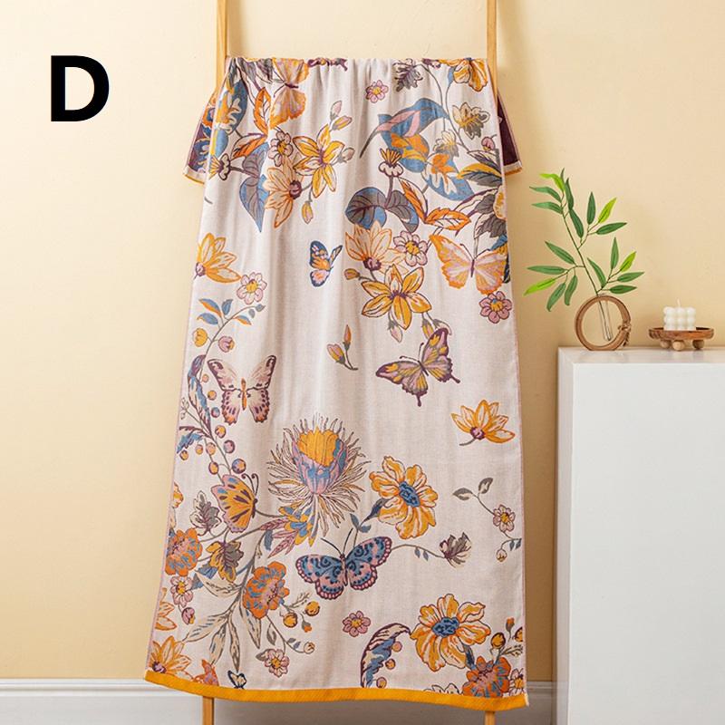 Large Gauze Towel, Thick And High-Quality Fabric (80*160Cm), 4-Layer Woven Towel, Good Water Absorption Excellent Breathability