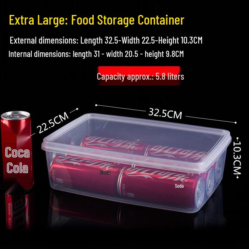 ZISIZ Food-Grade Refrigerator Fresh-Keeping Box