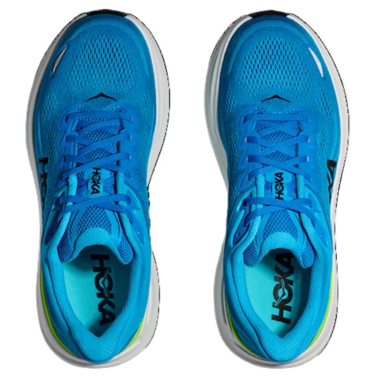 HOKA One One Bondi 9 Comfortable Versatile Breathable Running Shoes Men Sneaker Blue 1162013-SLHK