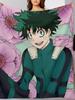 Deku Izuku Midoriya Throw Blanket Beach Cute Blankets For Sofas Valentine Gift Ideas Blankets