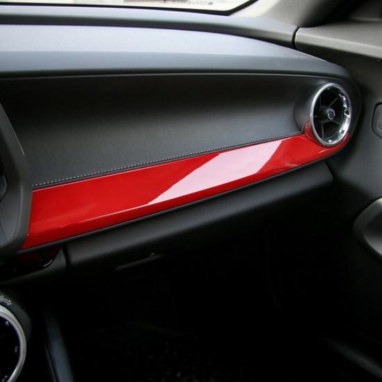 Dashboard Co-Pilot Panel Trim Cover for Chevrolet Camaro 2017+ Accessories Red