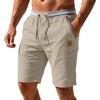 Men Casual Shorts Elastic Waist Drawstring Athletic Shorts with Pockets Lightweight Relaxed Fit Outdoor Sportswear