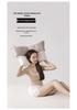 Cotton Fabric Cervical Support Pillow - Concave Design for Neck & Spine Protection