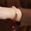 Natural Strawberry Crystal Bracelet Bangles Women Fashion Jewelry Accessories Gift