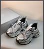 Thick Soled Dad Shoes for Women, Versatile for Spring 2025, Fashionable and Height Increasing, Thick Soled Casual Sports Shoes