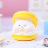 2Pcs Macaron Burger Blows Bubbles Office Stress Relief Ornaments Creative Cartoon Pinch Toys Children'S Decompression Toys Gifts