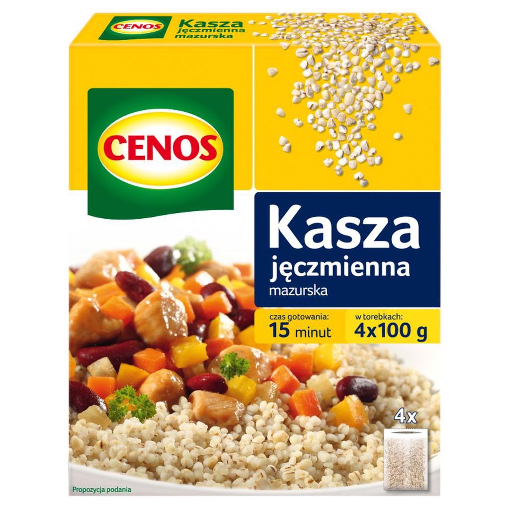 Cenos Masurian barley groats 400 g (4 x 100 g)