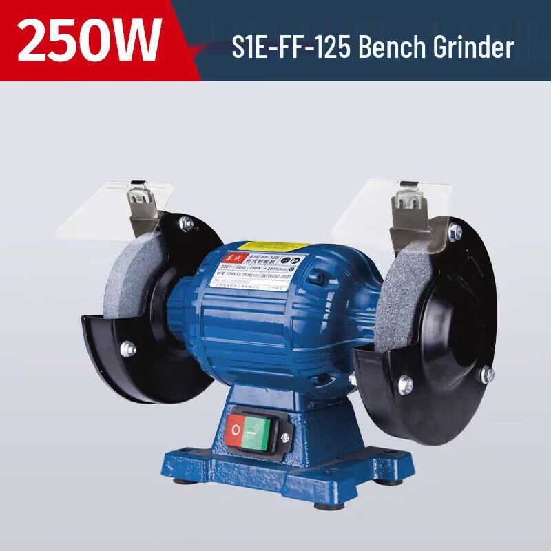 Dongcheng Bench Grinder Multifunctional Polishing Machine CN plug (adapter included)