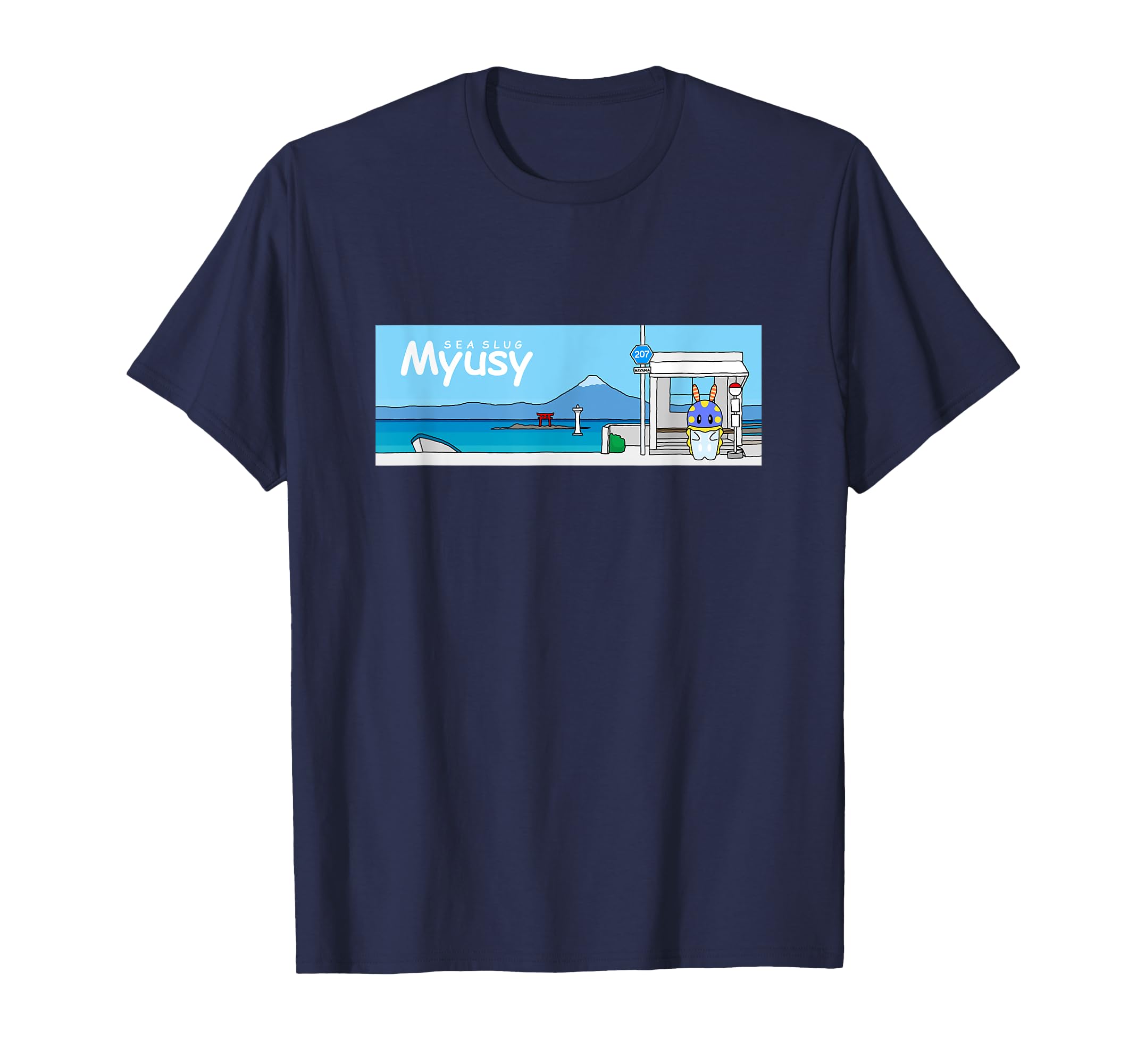 

Beautiful seaside town Hayama [sunny day] Myusy T-shirt