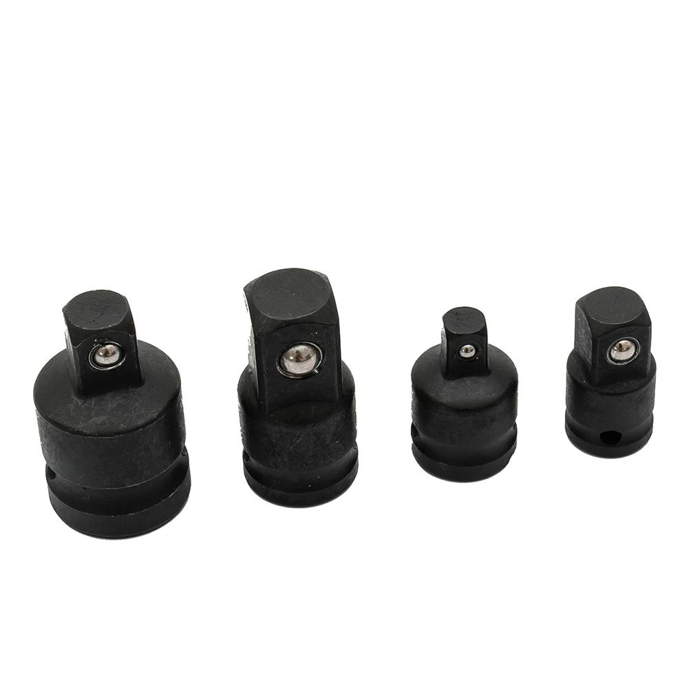 4pcs Socket Convertor Adaptor Reducer Set 1/2 To 3/8 3/8 To 1/4 3/4 To 1/2 Impact Drive Socket Adaptor Repair Tools