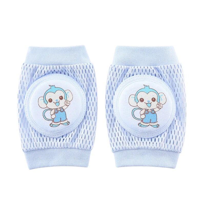Cozy Up 4 Pairs Children's Breathable Mesh Knee Guards Baby Kneecap Infant Crawl Walking Sports Elbow Protector Kneepad for Kids Body Support