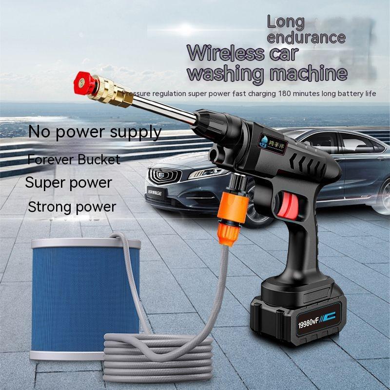 

Автомобильная стиральная машина сверхвысокого давления, беспроводная вода высокого давления, мойка автомобиля, бытовой водяной насос, портативный литиевый аккумулятор, вода для мытья автомобиля