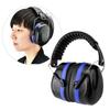Soundproof Earmuffs Sports Sleep Study Antinoise Hearing Protection Earmuff(Blue)