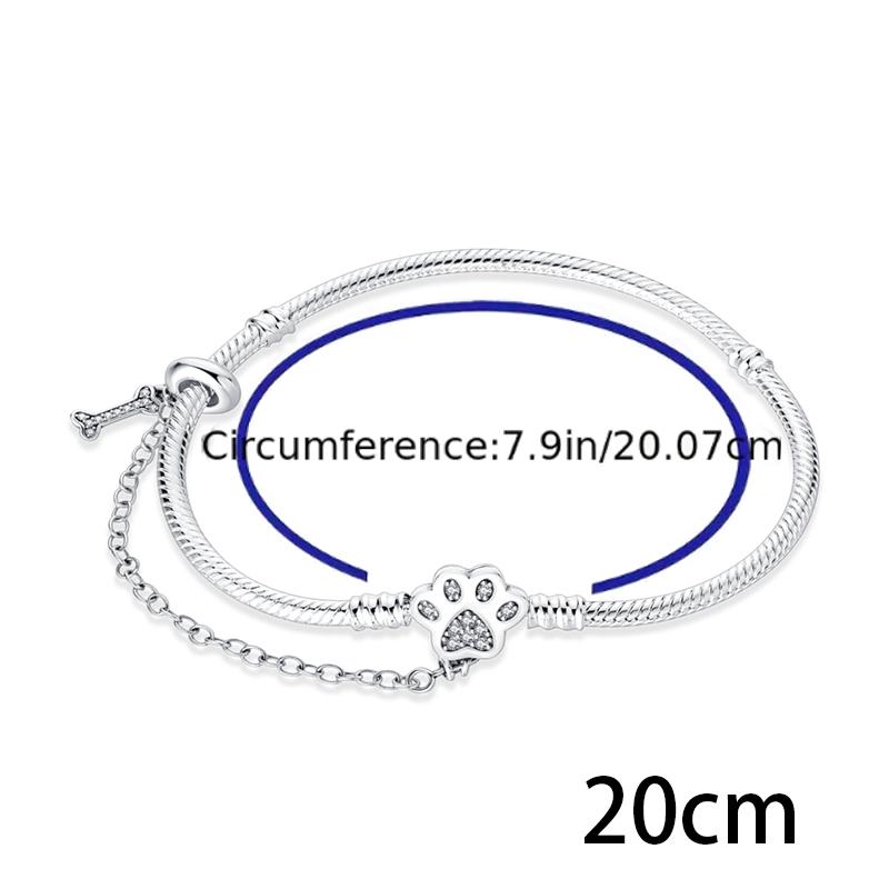 Copper Loving Dog Bead Charms Dog Paw Charm Bead Charms Compatible With Brand 3mm Authentic Bracelets Fine Do It Yourself Women Jewellery Gift