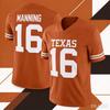 Unisex ragbyový dres Texas Longhorns, prodyšný síťovaný dres s 3D potiskem v americkém stylu, pánské oversized rychleschnoucí tričko