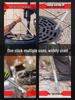 Multifunctional Steel Car Pry Bar: Truck Crowbar, Tire Knocking Bar, Flat Head Leverage Tool.