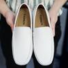 Leather Breathable Mocasines Casual Loafers Leather Shoes For Men Slip On Formal Italian Driving Flat Chaussure Homme large size