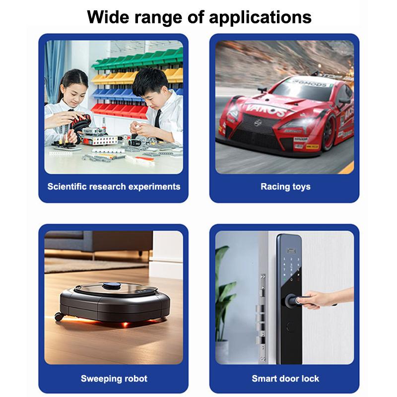 Dc 3V-7.4V 5V 12Rpm Slow Speed Mini 300 Gear Motor Micro 32Mm Plastic Gearbox Gear Reduction Motor Diy Stage Lights Toy Model