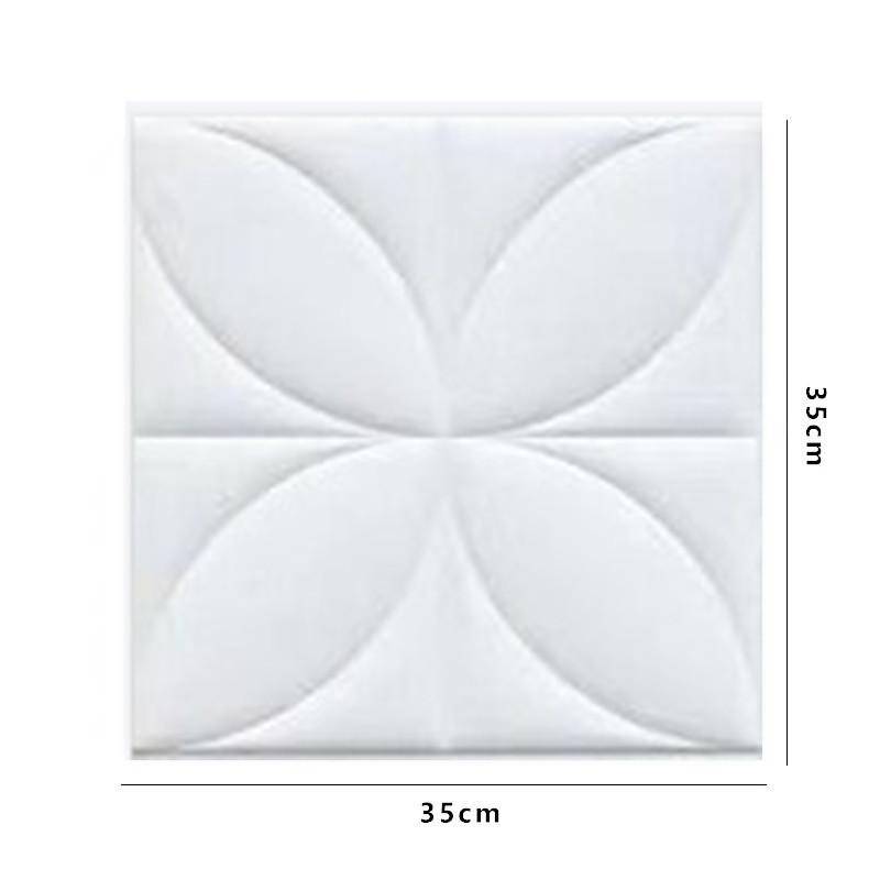 4Pcs 35*35CM Ceiling Bed Room Decor 3D Background Wallpaper Peel And Stick Waterproof Wall Stickers Anti-collision Home Decor