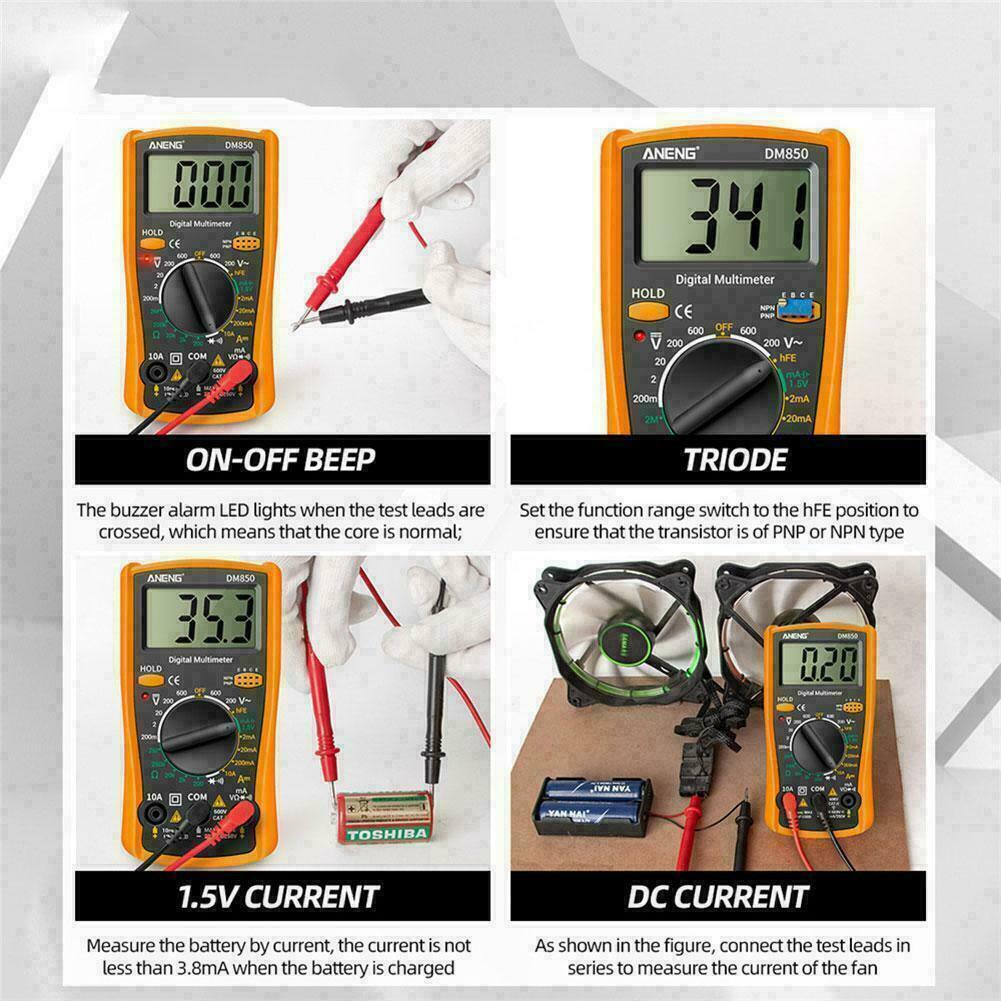 Digital Multimeter Kit Ammeter DM850 Electronics Meter