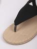 Fashion New Summer Women's Sandals Casual Flat Sandals Versatile Fashion Roman Shoes Comfortable Flat Bottomed Vacation Beach Shoes