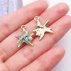 Alloy Pearl Inlaid Fishtail Charm for DIY Necklace, Bracelet & Earrings – Luxury Jewelry Accessory