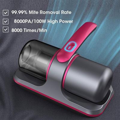 Milbenentferner Staubsauger 8000PA Handstaubsauger für Matratze Sofa Bett Zuhause Abnehmbarer Filter Bettstaubsauger