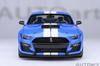 AUTOart 1/18 Scale Ford Mustang Shelby GT500 (Blue/White Stripes) Finished Product 73094