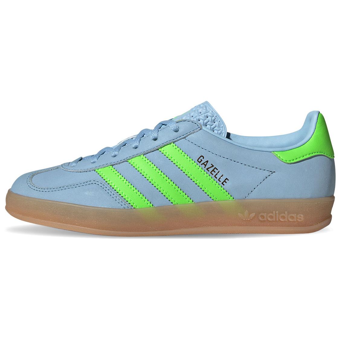 

Adidas Wmns Gazelle Indoor Clear Sky Solar Green Women s JI1372 38⅔