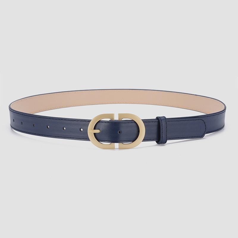 Trendy Minimalist Women's Pu Leather Belt Unique Fashionable Color Options Available