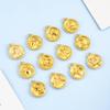 18k Gold Zodiac Pendants for DIY Luxury Jewelry - Small Accessories for Bracelets & Necklaces