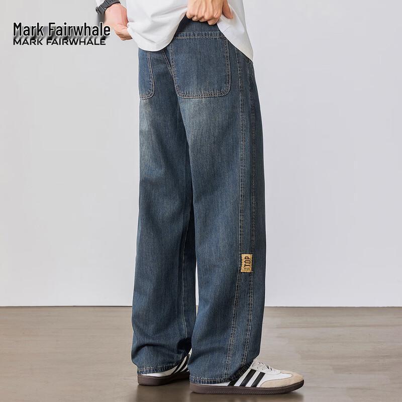 

Мужские джинсы Mark Fairwhale свободного прямого кроя из выстиранного денима 36