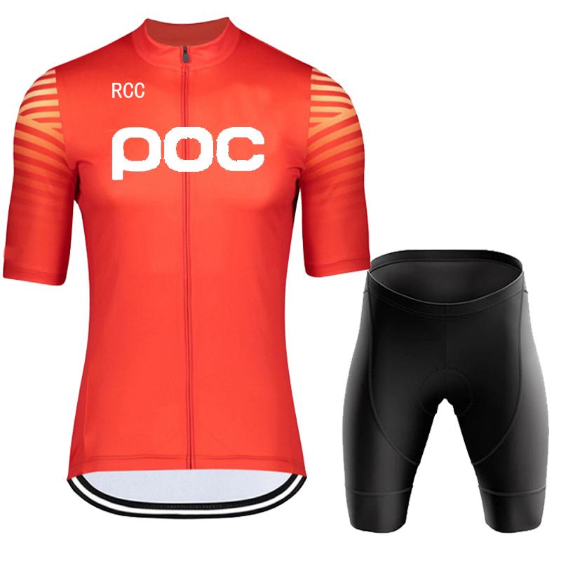 Rcc Poc Cycling Jersey Set Zomer Heren Fietskleding Mountainbike Kleding Mtb Fiets Rijkleding Fietspak 2026