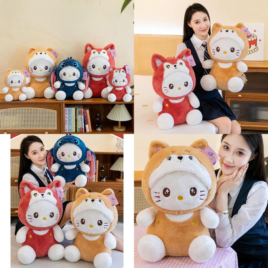 Entzückendes Kt Cat Plüschtier Weiche Stoffpuppe Perfekt für Kindergeburtstagsgeschenke