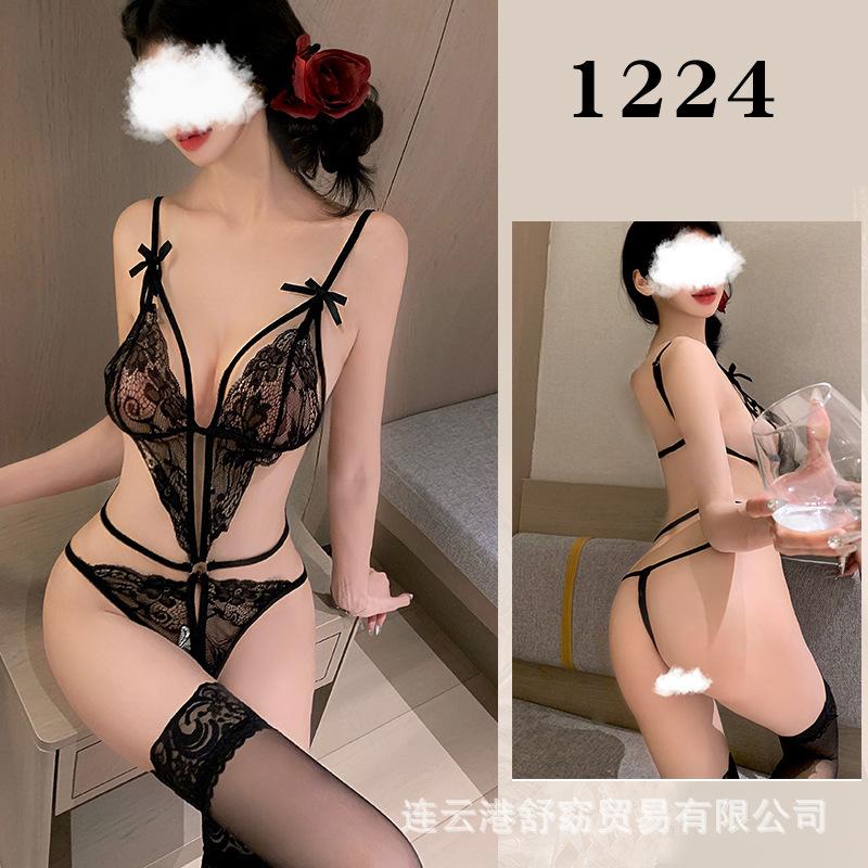 Erotic underwear women's new sexy yin temptation small breasts hot pure desire M