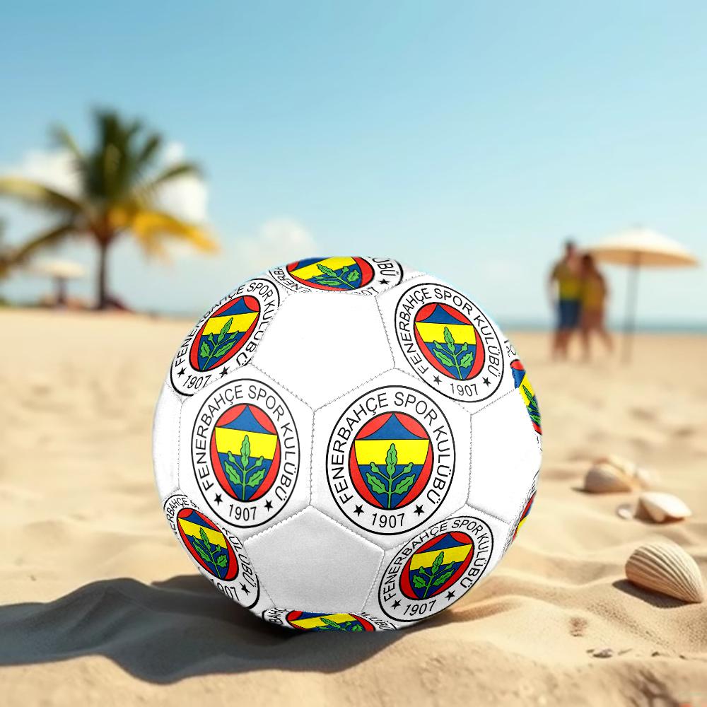 Pallone da Calcio Club Sportivo Fenerbahce, colorato, adatto a tutte le età, cucito a macchina, materiale PVC, qualità da competizione, durevole e ad alto rimbalzo
