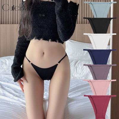 Cotton Panty for Women Sexy Bikini Lingerie Low-Waist Plus Size Underwear M-2XL