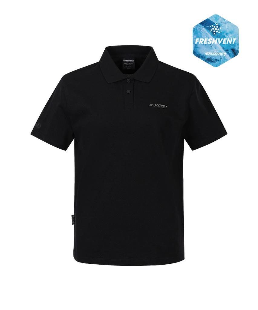 DISCOVERY EXPEDITION Women'S Freshvent Ted Sorona Cool Polo Shirt (Black)