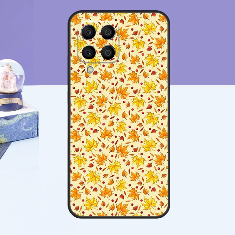 Autumn Leaves Fall Fox Case For Samsung Galaxy M31 M51 M32 M52 M12 M13 M23 M33 M53 M14 M34 M54 M30s M31s M20 Cover