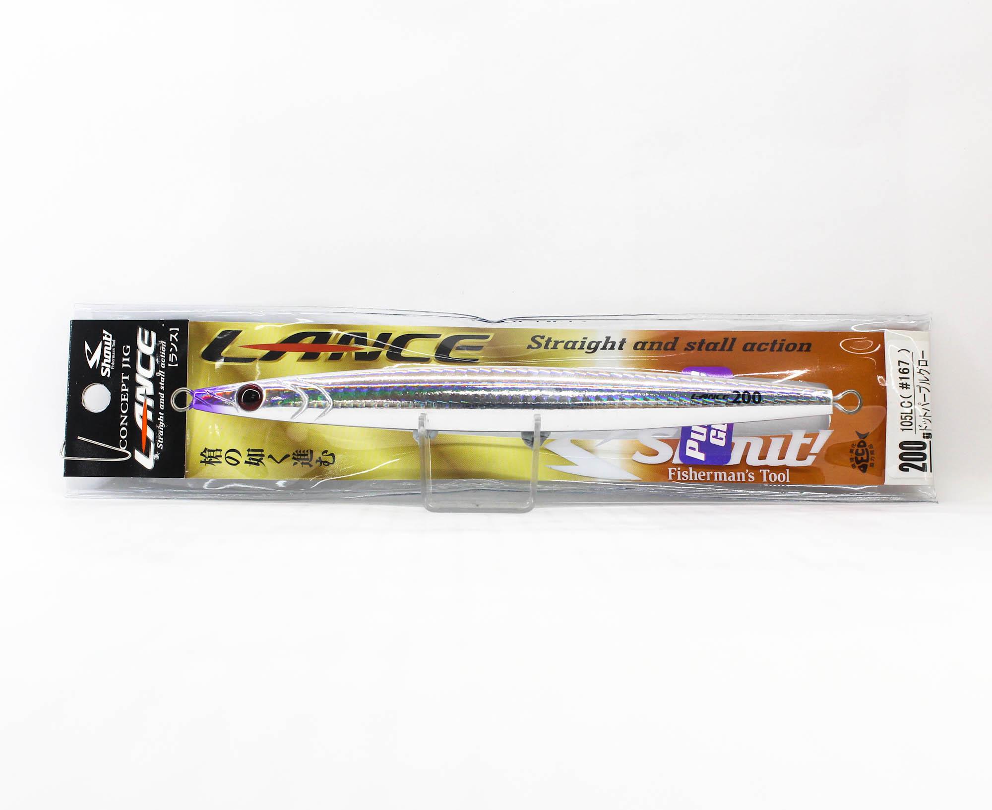 

Shout 105-LC Metal Jig Lance Slow Fall Long 200 grams 167 (3302)