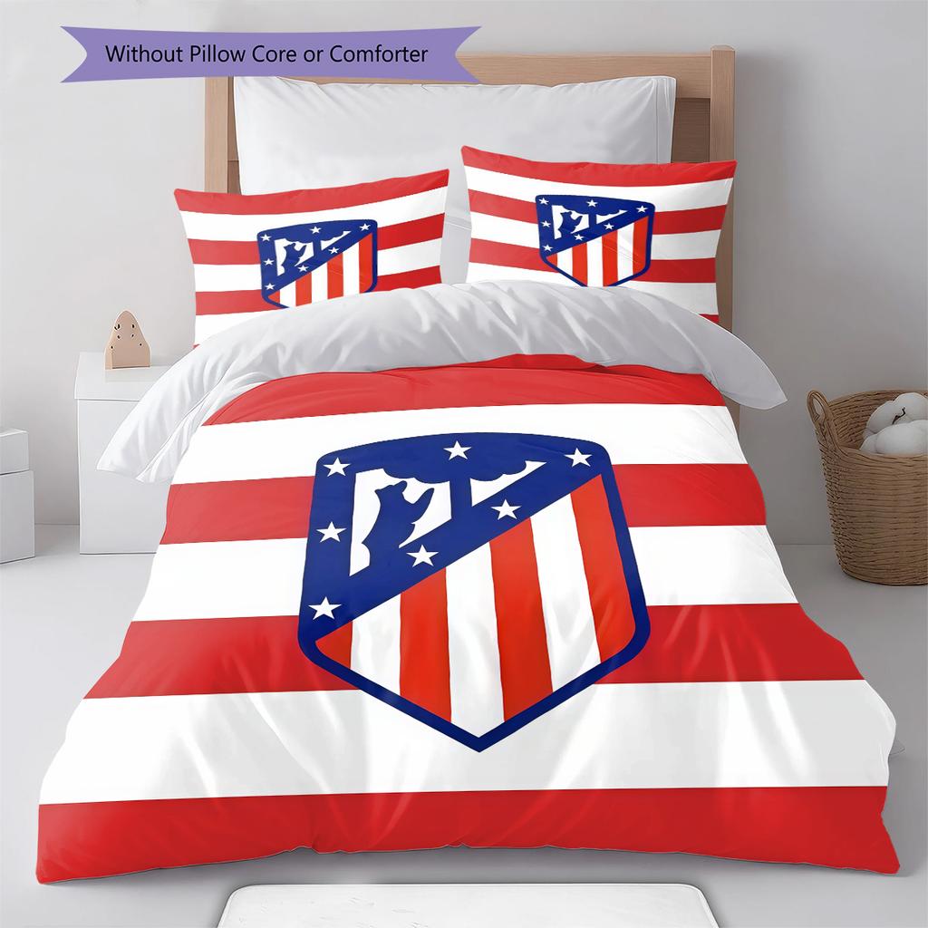 Set Copripiumino Trapuntato Atleti Copripiumino Federa Decorazione per la Casa Regalo di Compleanno (1 * copripiumino + 2 * federa, senza nucleo)