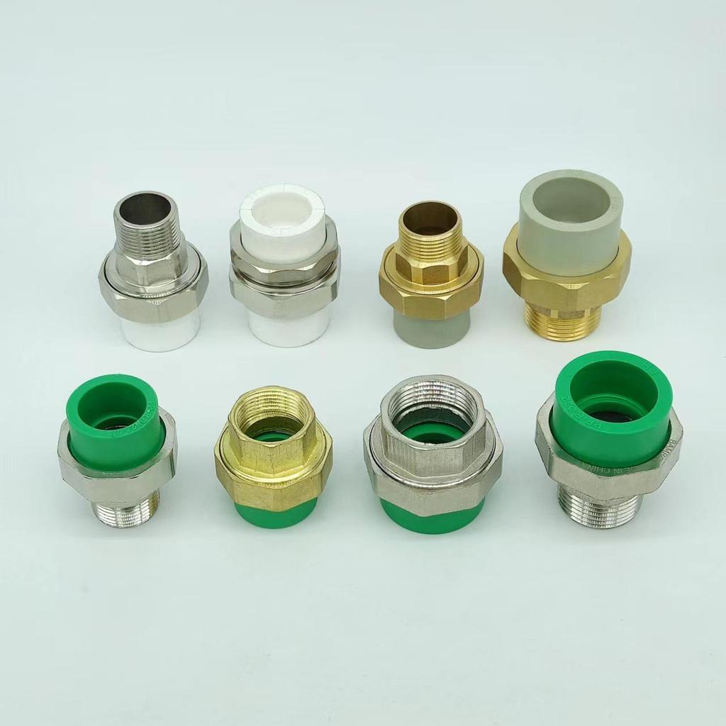 PPR Měď Železo Šroubení, Vnitřní & Vnější Závit, 20-110mm, Oboustranný PPR Železný Konektor