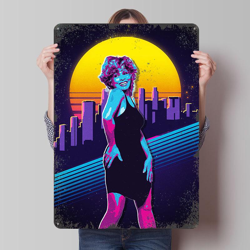 

Tina Turner Retro Metal Poster Customized Wall Art Retro Vintage Tinplate Signs for Room Ornaments Decoration Garage Decorations 7.9x11.8In(20x30cm)