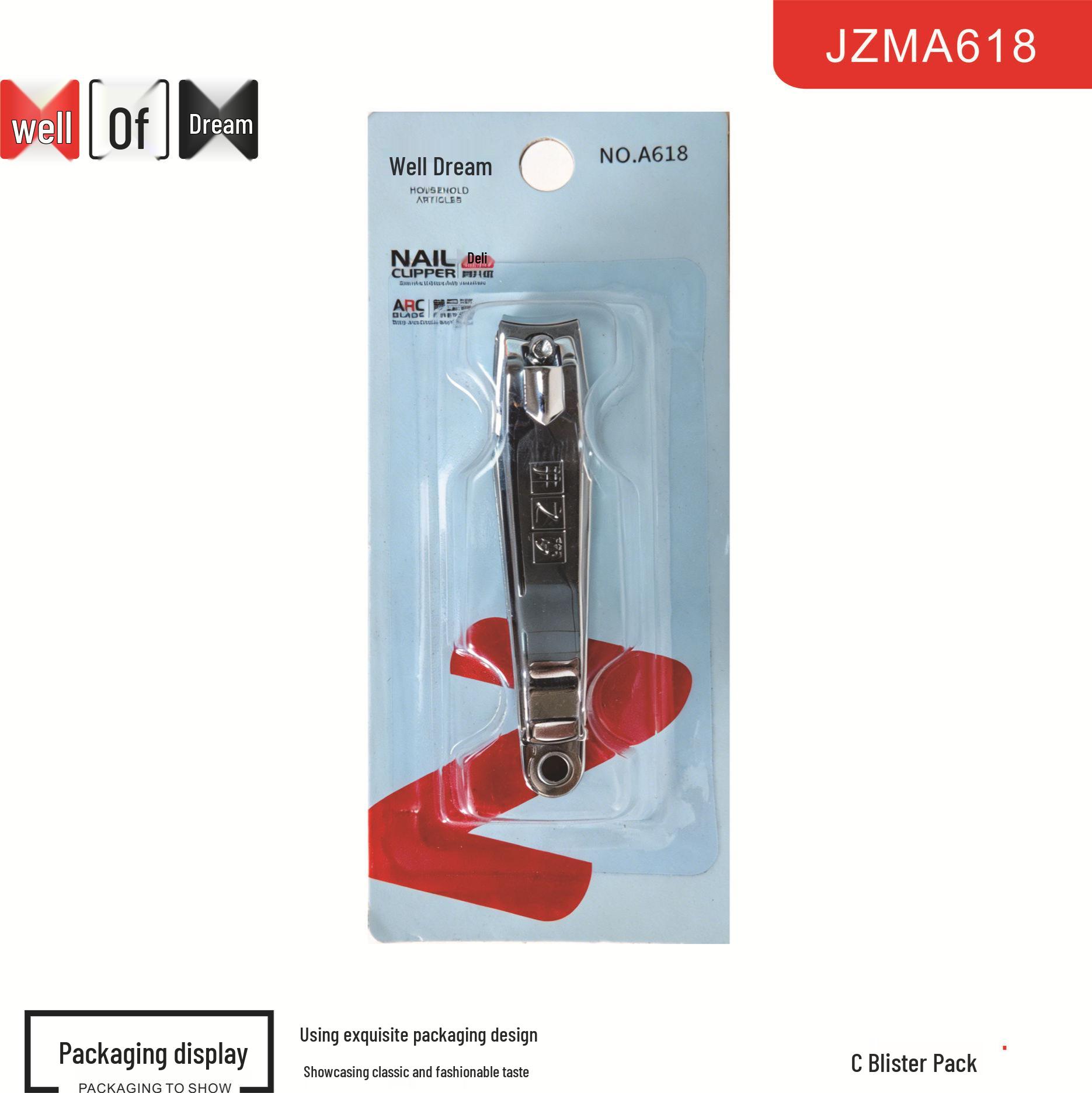 Jindajing Zhi Meng Flat Edge Nail Clippers - Household Manicure Tools