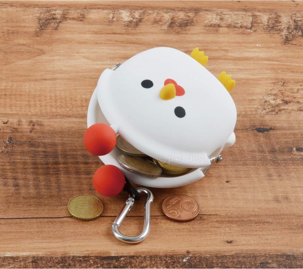 PG Design 3D POCHI FRIENDS VOGEL Weiß PG-24801 Kikeriki