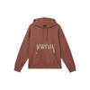 Jordan Brooklyn Fleece Letter Print Fleece Lined Long Sleeved Hooded Sweatshirt Women's Gray Peach Red FN5435-209