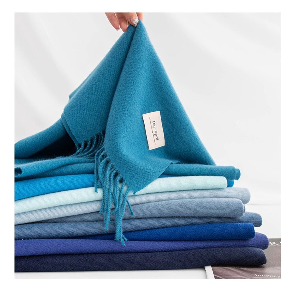 Solid Color, Maillard, Scarf, Ladies', Scarf, Warm Shawl Sunshade and Dust Prevention