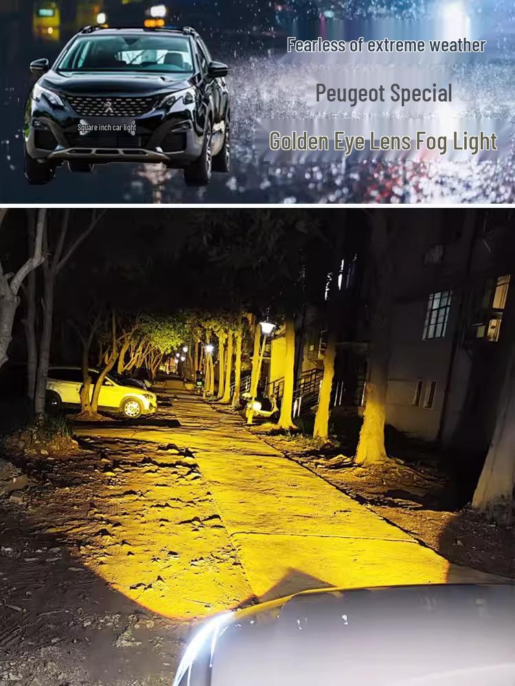 LED Bi-Beam Projector Headlight & Fog Light for Peugeot 2008, 508, 408, 308