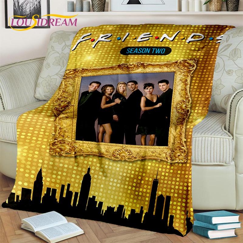 Friends Classics TV 3D  Blanket,Soft Throw Blanket for Home Bedroom Bed Sofa Picnic Travel Office Cover Rest Blanket Kids Gift